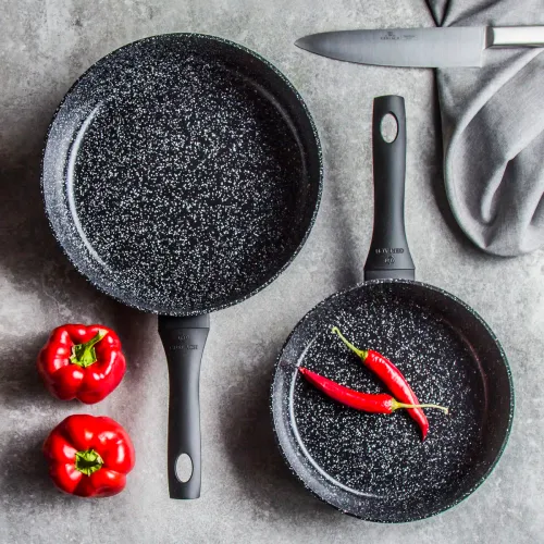 GERLACH Granitex 2 szt. - zestaw patelni ceramicznych