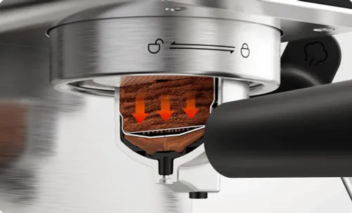 Ekspres kolbowy Xiaomi Semi-automatic Espresso Machine Szerokość 13,7cm