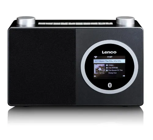 Radioodbiornik Lenco DIR-70 Internetowe Bluetooth Czarny