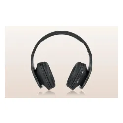 Słuchawki PowerLocus P2 bezprzewodowe Bluetooth/microSD/radio FM czarne