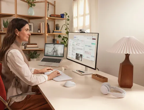 Zestaw klawiatura i mysz Logitech Signature Comfort Plus MK880 bezprzewodowy biały