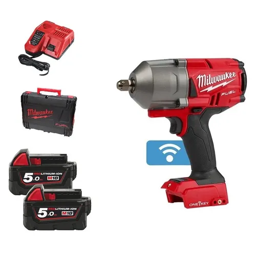 Darbe anahtarı mı? Milwaukee M18 ONEFHİWP12-502X (2 pil, şarj cihazı, kılıf)