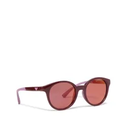 Okulary przeciwsłoneczne Emporio Armani 0EA4185 5077D0 Shiny Red/Dark Violet Mirror Red - Rozmiar (EU) 47