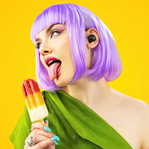 Słuchawki dokanałowe NICEBOY Podsie 4 Pop Różowy