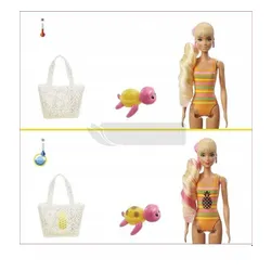 Lalka Barbie Piana Niespodzianka Color Reveal Ananas GTN17