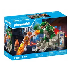 PLAYMOBIL 71831 Bohaterski pojedynek z jaszczurem zestaw +4 lata
