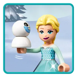LEGO 43199 Disney Dziedziniec zamku Elsy