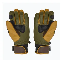 Rękawice narciarskie męskie ZIENER Guard GTX + Gore Grip PR alpine dark/brown