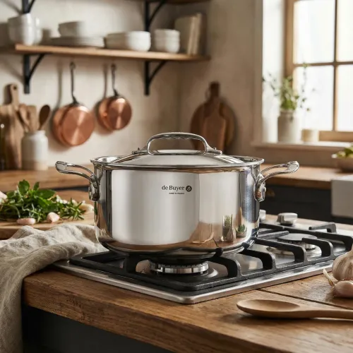 DE BUYER Affinity 3,4 l - garnek ze stali nierdzewnej z pokrywką