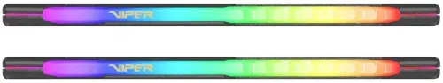 Pamięć RAM Patriot Viper Steel RGB DDR4 16GB (2 x 8GB) 3600 CL18 Czarny