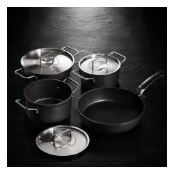 FISSLER Adamant 28 cm - garnek aluminiowy z pokrywką