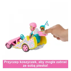 Кукла Mattel Barbie Stacie и автомобиль из фильма Gokart