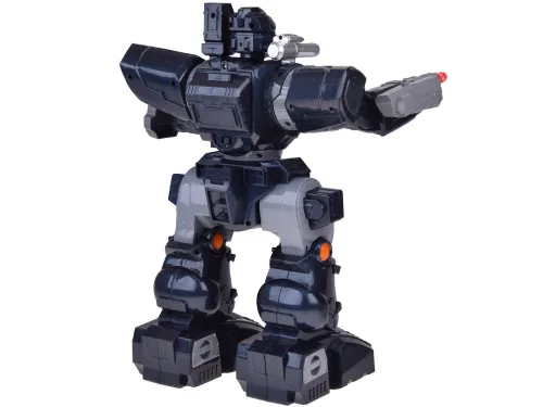 Zdalnie sterowany robot policyjny tańczy
