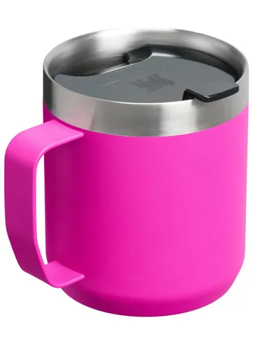 Kubek turystyczny z pokrywką Stanley Classic Legendary Camp Mug 0,35 l - violet blossom