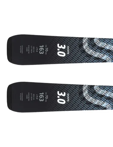 Narty allround HEAD SHAPE 3.0 + wiązanie HEAD PR 10 z GRIP WALK 2025 - Długość (cm) - 163