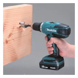 Makita DF457DWE Akülü matkap (+ 1.5Ah pil + şarj cihazı + kılıf)