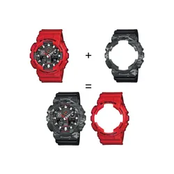 Casio Zegarek SET GA-100B-4AER + BEZEL 10507071 + PASEK 10347688