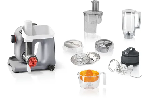 Robot kuchenny planetarny BOSCH MUM58364 1000W z krajarką w kostkę, blenderem kielichowym