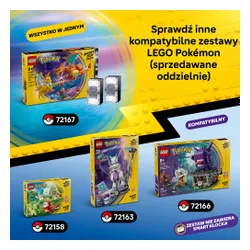 LEGO 72167 Pokémon SMART Play Charizard kontra Jolteon — ostateczna bitwa