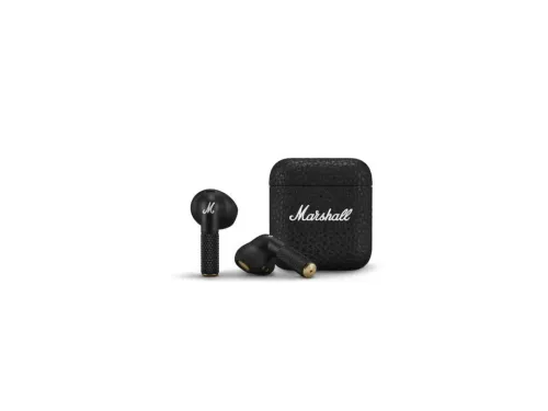 Słuchawki bezprzewodowe Marshall Minor IV Black Douszne Bluetooth 5.3 Czarny