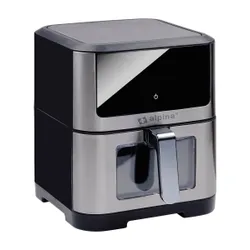 Air Fryer Frytkownica beztłuszczowa ALPINA 871125224542 8l z okienkiem do obserwacji postępów gotowania