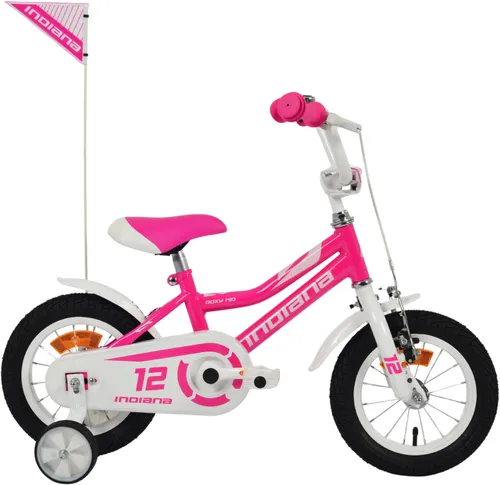 Rower dziecięcy INDIANA Roxy Kid 12 cali dla dziewczynki Różowy