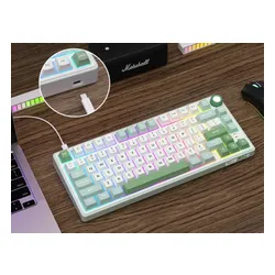 Klawiatura ROYAL KLUDGE R75 Sky Cyan K Silver Switch