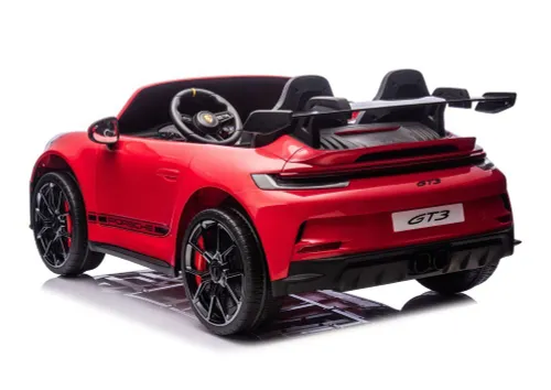 Samochód Na Akumulator Dla 2 Dzieci Porsche 911 Gt3 24V Eva LED 2 Silniki