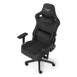 Fotel GAMVIS Elite 2.0 Pro XL Czarny (białe elementy)