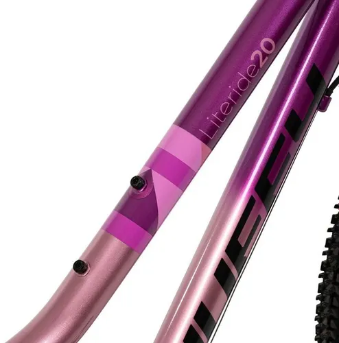 Rower dziecięcy HUFFY Literide Junior 20 cali dla dziewczynki Różowo-fioletowy
