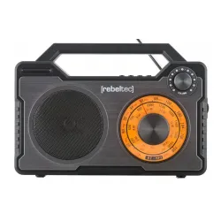 Głośnik Bluetooth Rebeltec RODOS 10W Radio FM Czarno-srebrny