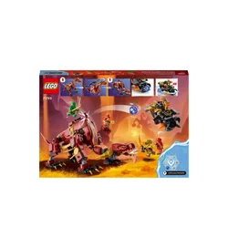 LEGO Ninjago 71793 lav ejderhası ateş dalgasına dönüşüyor