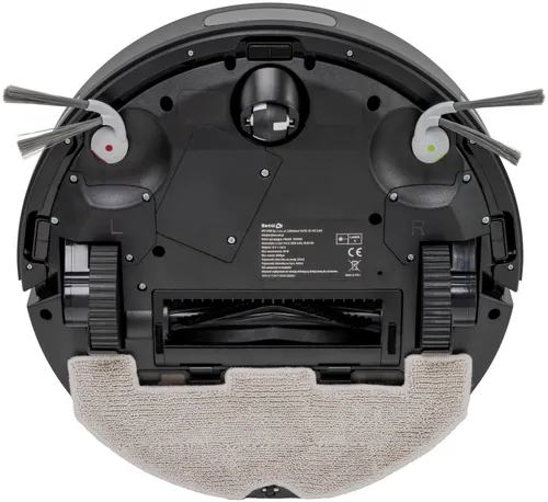 Robot sprzątający SETTI+ RV600S ze stacją czyszcząco-ładującą, funkcja mopowania Czarny