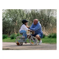 Rower dziecięcy HUFFY Retro Vintage 14 cali dla chłopca Szary mat