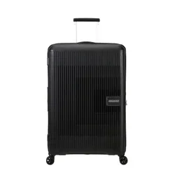 American Tourister Aerostep'in Geniş Genişletilebilir Valizi-siyah