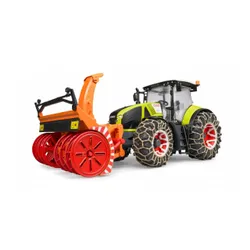 Bruder Professional Series Claas Axion 950 with snow chains and snow blower