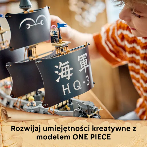 LEGO ONE PIECE 75646 Okręt Garpa, zestaw klocków 9+