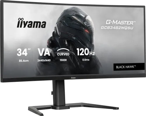 Monitor iiyama G-Master GCB3482WQSU-B1 34" 3K VA 120Hz 0,6ms MPRT Zakrzywiony Gamingowy