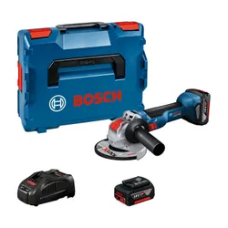 Аккумуляторная угловая шлифовальная машина УШМ Bosch GWX 18V-10 2x5. 0Ah