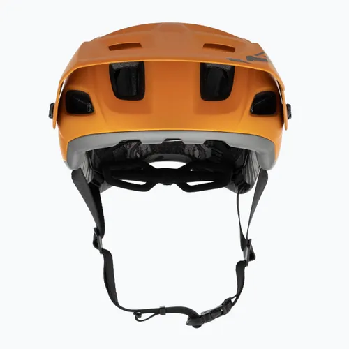 Kask rowerowy MET Terranova orange/ titanium metalic matt