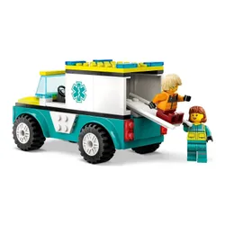 LEGO City 60403 скорая помощь и сноубордист