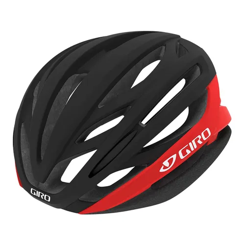 Kask rowerowy Giro Syntax Integrated MIPS matte black/bright red