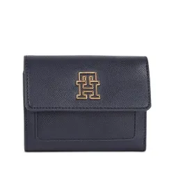 Женский кошелек Tommy Hilfiger Th Timeless Med Flap в Bill AW0AW15258 Space Blue DW6