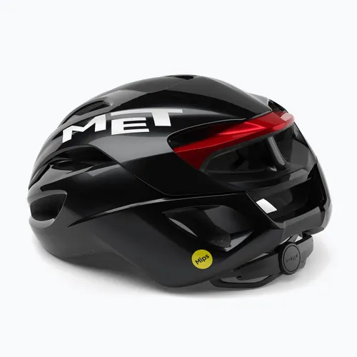 Kask rowerowy MET Rivale II Mips black/red glossy