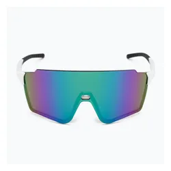 Okulary przeciwsłoneczne Red Bull SPECT Stun shiny white/smoke with purple-green mirror
