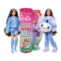 BARBIE CUTIE REVEAL LALKA W PRZEBRANIU KRÓLICZKA KOALI HRK26