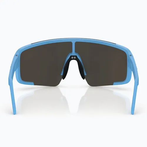 Okulary przeciwsłoneczne Bliz P003 matte blue/grey blue mirror