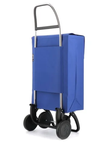 Wózek na zakupy z 4 kołami Rolser Jean LN - blue