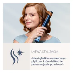 Prostownica PHILIPS BHS956/00 Seria 9000 Aqua SenselQ Granatowy 210 stopni