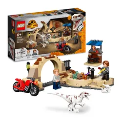 LEGO 76945 Jurassic World Atrociraptor: pościg na motocyklu